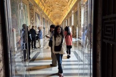 The never-ending galleries of the Vatican.