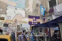 Naples absolutely worships Diego Maradona, an iconic soccer player who died in 1991.