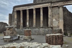 The ash from Mount Vesuvius preserved so much of Pompeii, buried until they excavated in 1748.