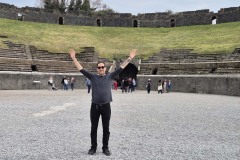 John was especially excited to see the Pompeii Amphitheatre where Pink Floyd filmed a performance in 1971..