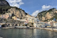 After walking down many many stairs down to Positano, we took a ferry back to the town of Amalfi.