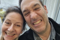 Going home after our very rewarding and very tiring Italian adventure.