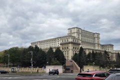 The Palace of the Parliament, in the capital city of Bucharest, weighs over 9 billion pounds.