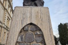 A monument for Vlad the Impaler in Sighisoara.
