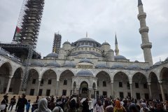 The Blue Mosque as seen from outside.