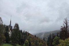 More fog on the surrounding Carpathian Mountains.