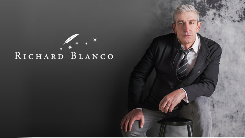 Richard Blanco, writer and poet, website development by Biondo Studio