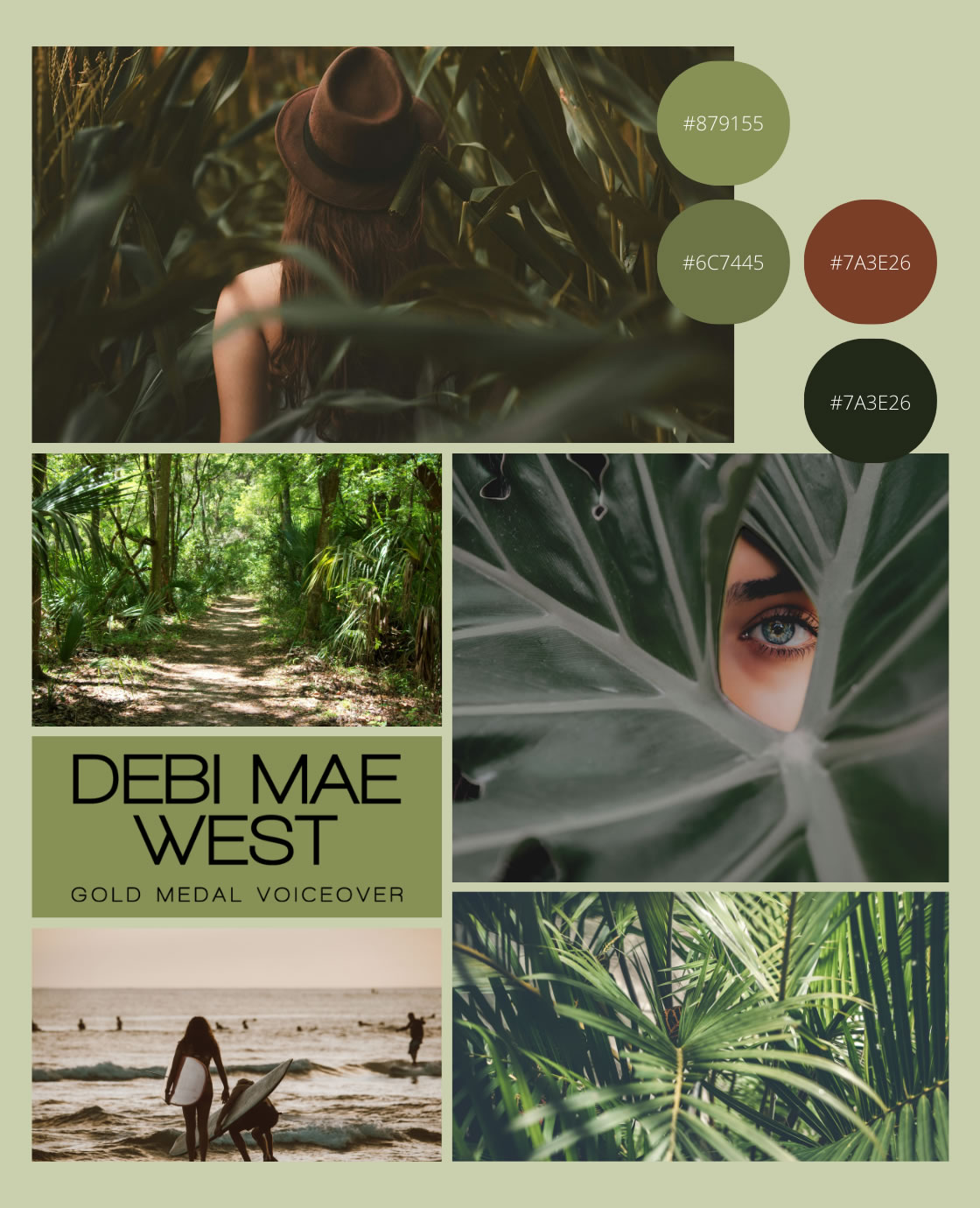 Debi Mae West Branding Mood Board