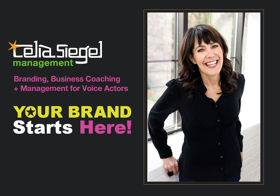 Celia Siegal Management logo design and website development by Biondo Studio