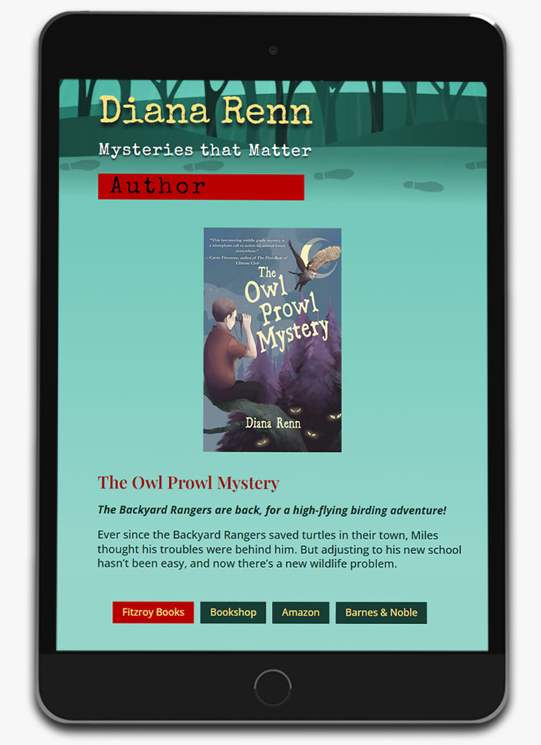 Diana Renn mobile responsive website development by Biondo Studio