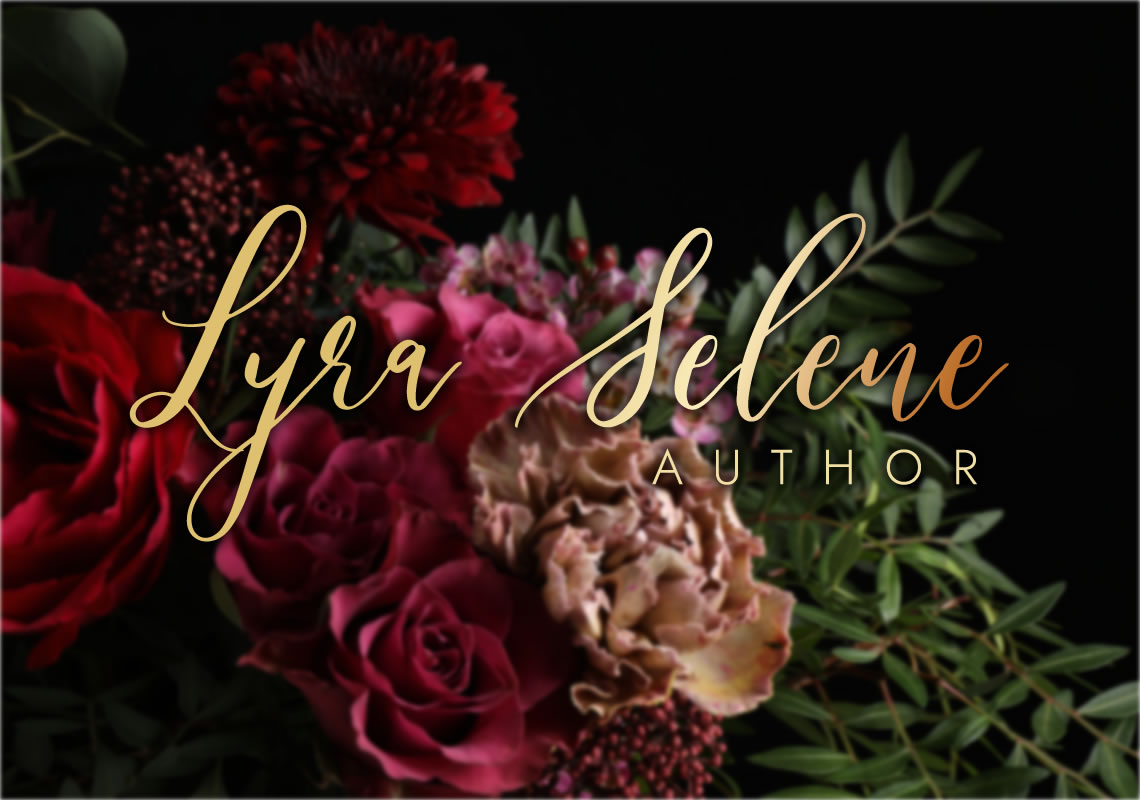 Lyra Selene author website designed and developed by Biondo Studio