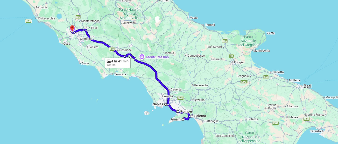 Biondo Studio goes to Rome, Naples and Amalfi