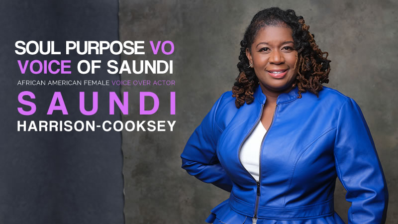 Saundi Harrison-Cooksey voice actor branding and website development by Biondo Studio
