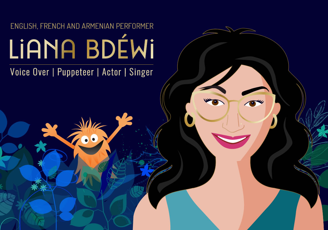 Liana Bdéwi actor and puppeteer, illustration and website development by Biondo Studio Liana Bdéwi actor and puppeteer, illustration and website development by Biondo Studio